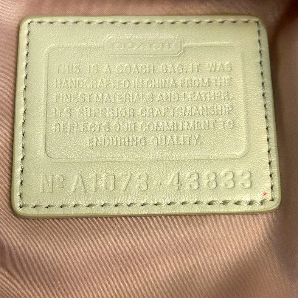 COACH JEWEL FLORAL ROSE CROSSBODY EUC - Picture 2 of 8